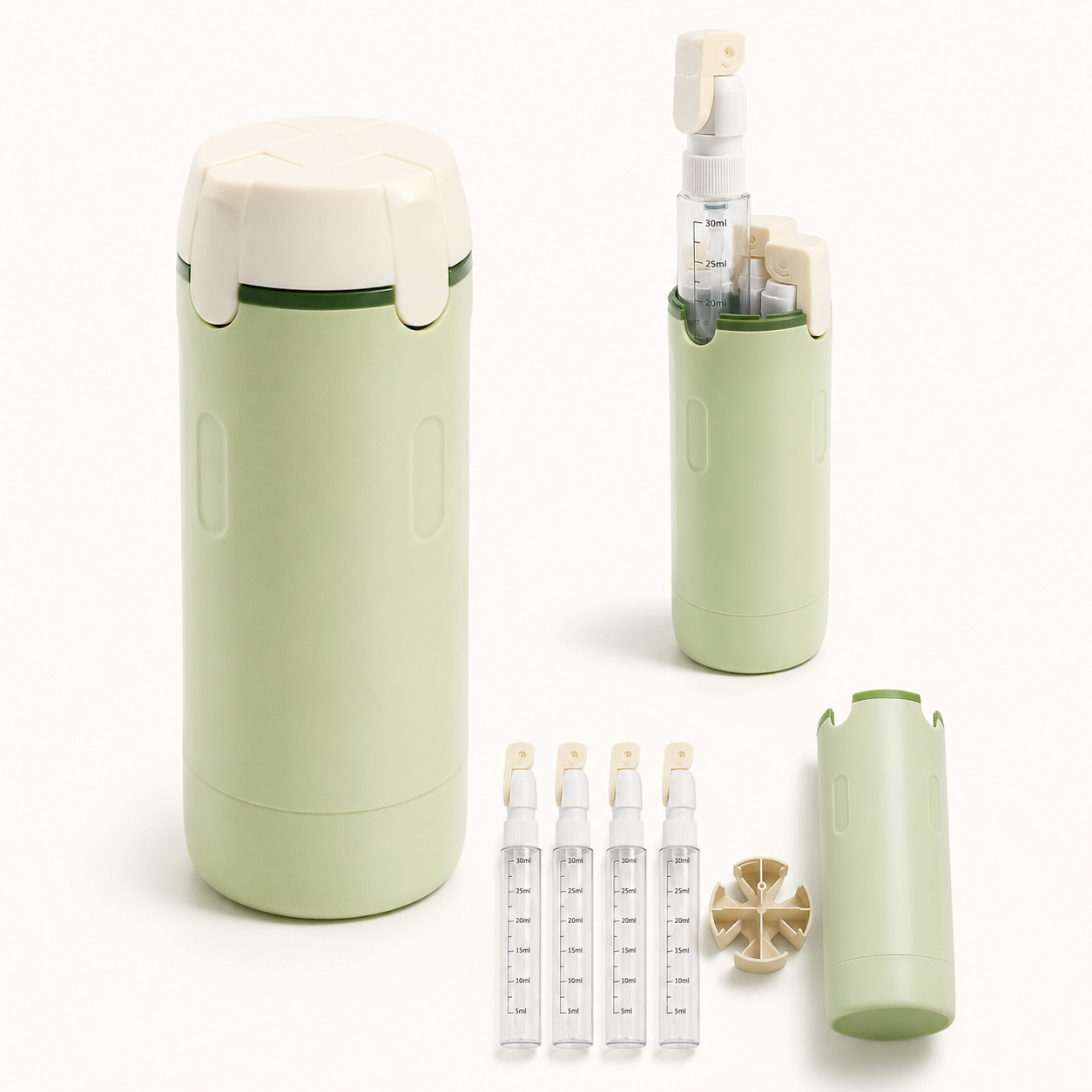 Arelavo™ 4-in-1 Travel Dispenser